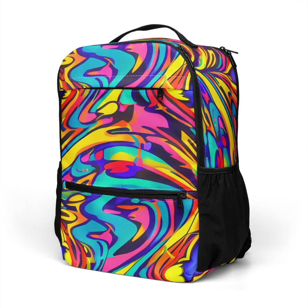 Electric Ecstasy on Utility Backpack — Left Front