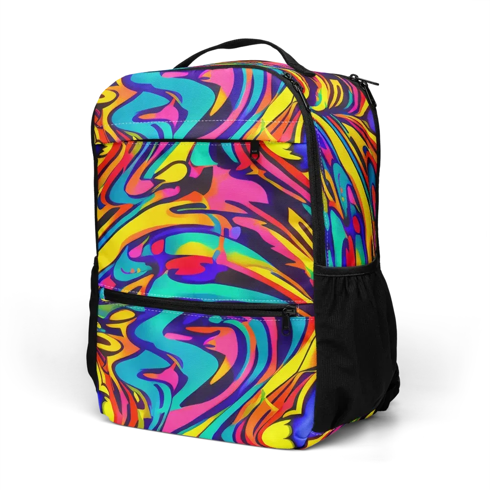 Electric Ecstasy on Utility Backpack — Left Front