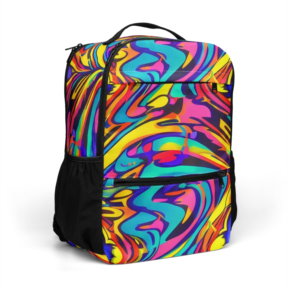 Electric Ecstasy on Utility Backpack — Right Front