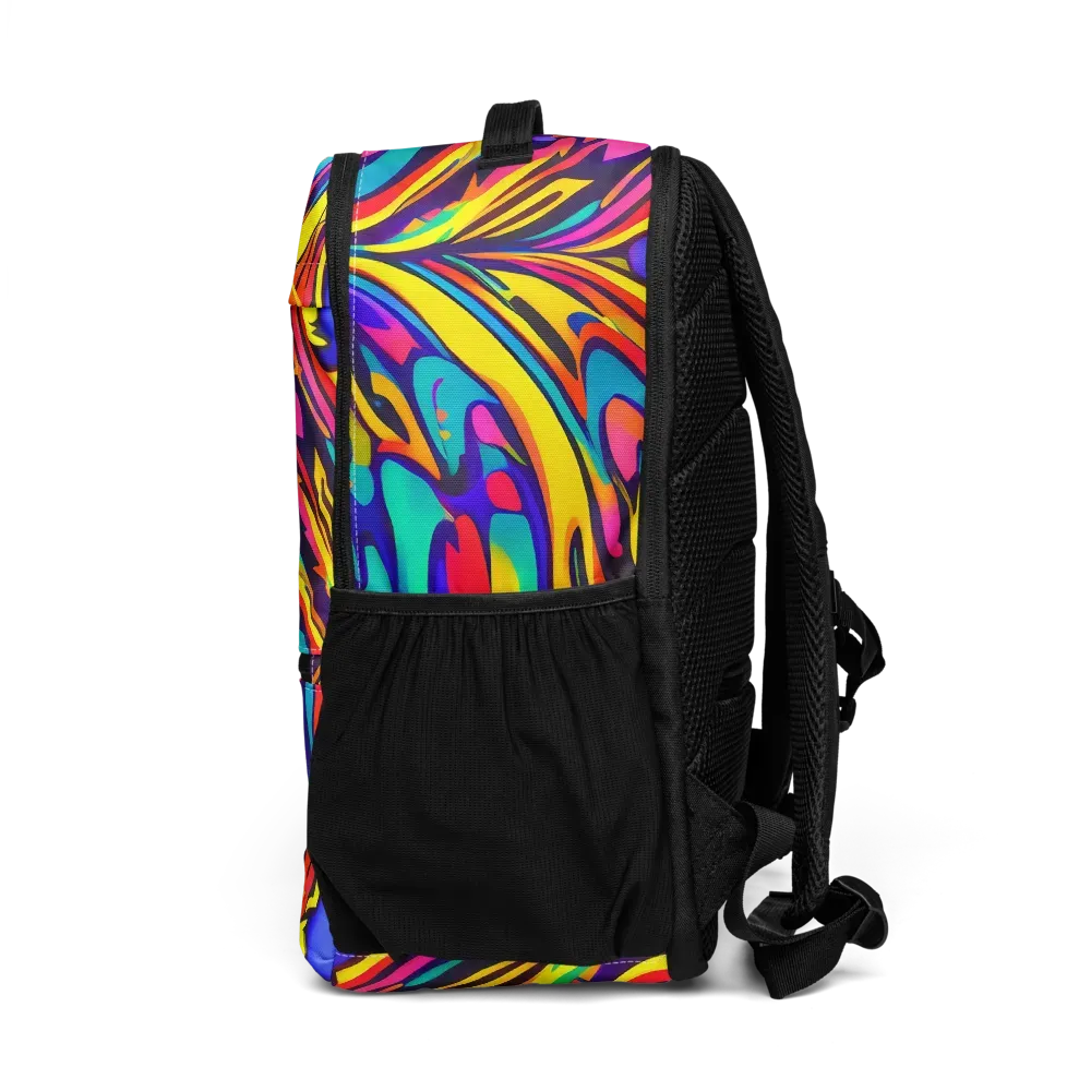 Electric Ecstasy on Utility Backpack — Left