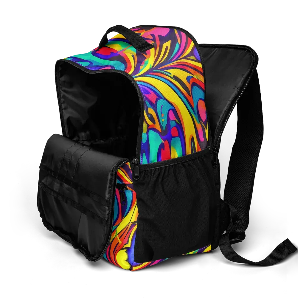 Electric Ecstasy on Utility Backpack — Product details 2