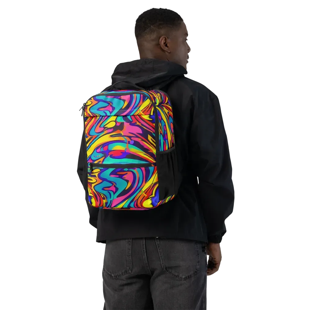 Electric Ecstasy on Utility Backpack — Back