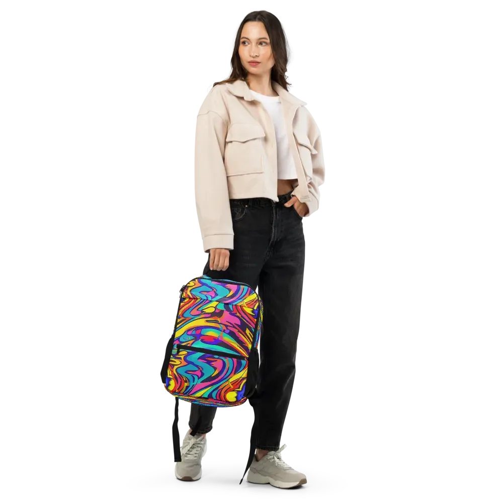 Electric Ecstasy on Utility Backpack — Front
