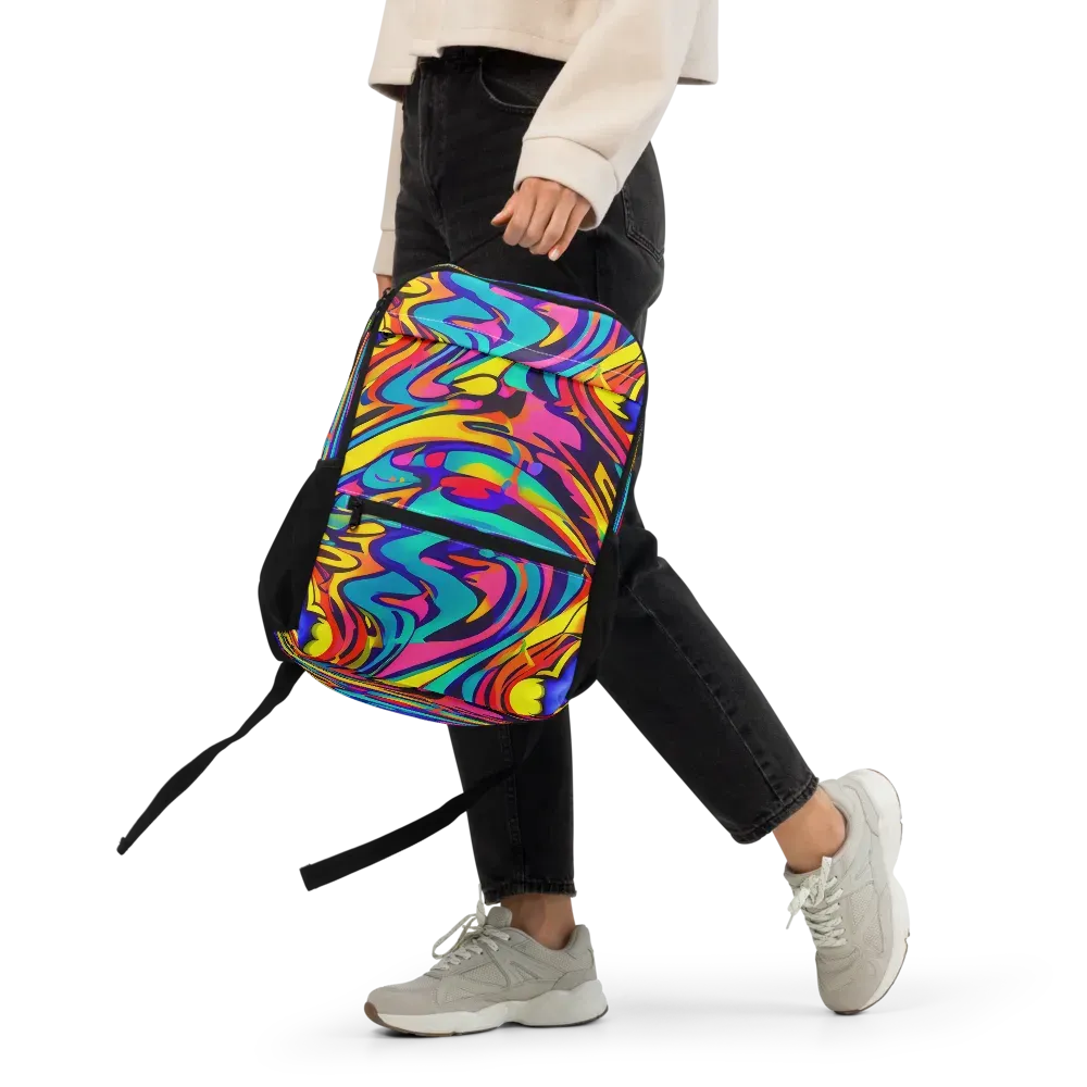 Electric Ecstasy on Utility Backpack — Front