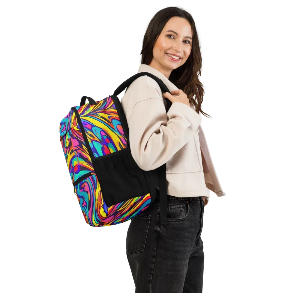 Electric Ecstasy on Utility Backpack — Right