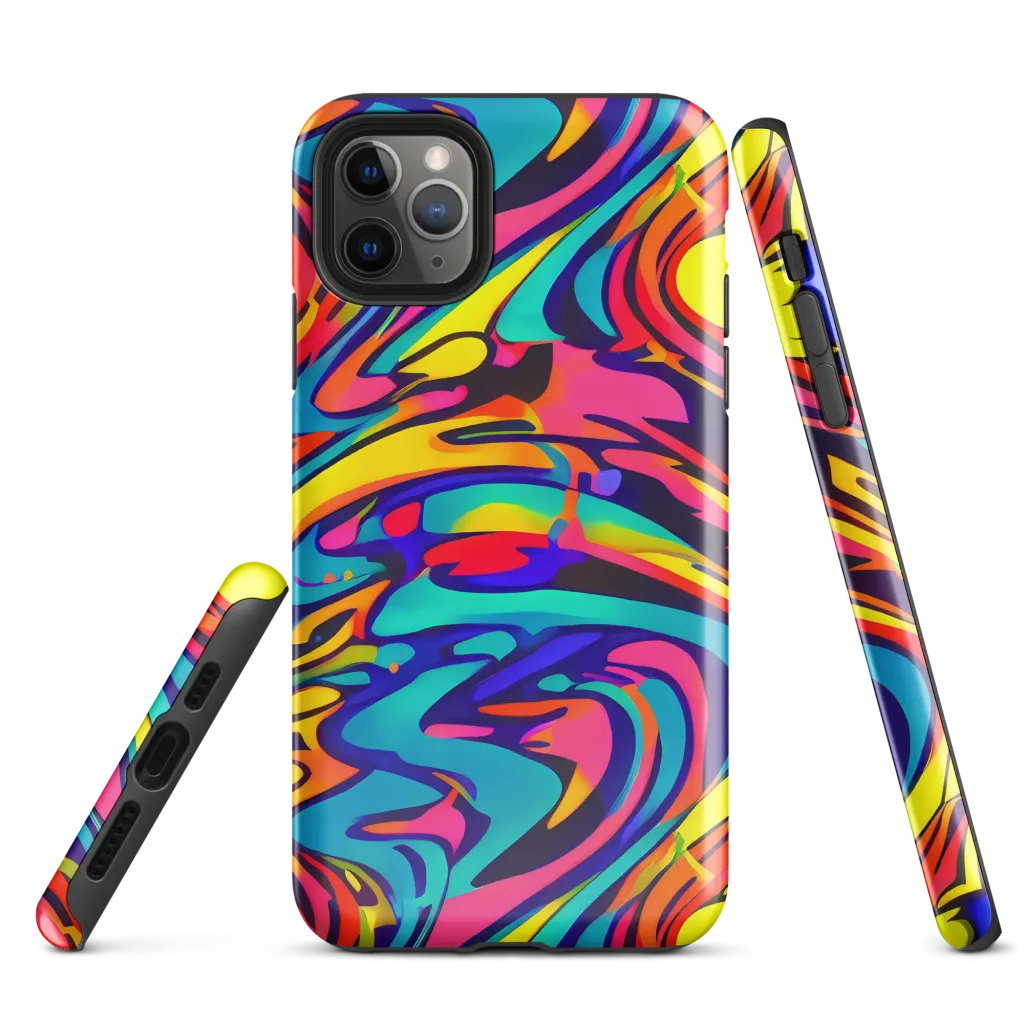 Electric Ecstasy on Tough Case for iPhone® — Front