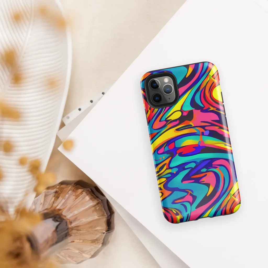 Electric Ecstasy on Tough Case for iPhone® — Front