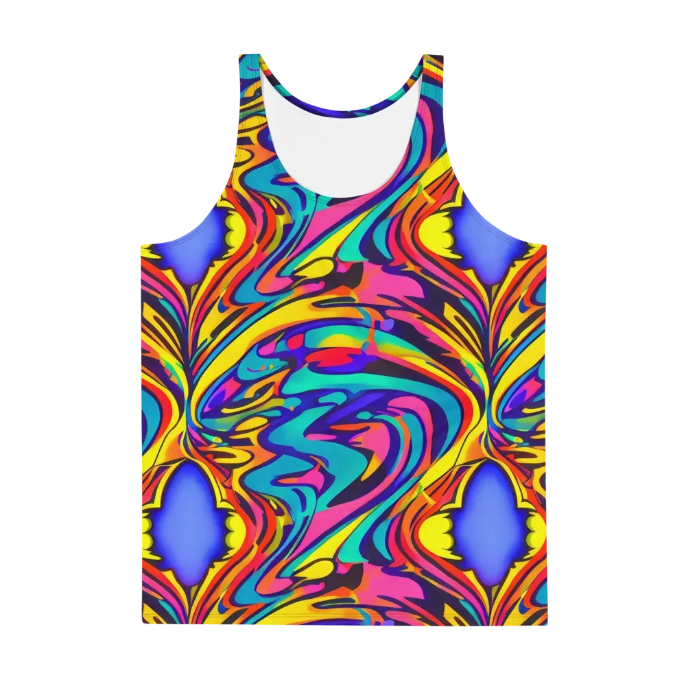 Electric Ecstasy on Men's Tank Top — Front