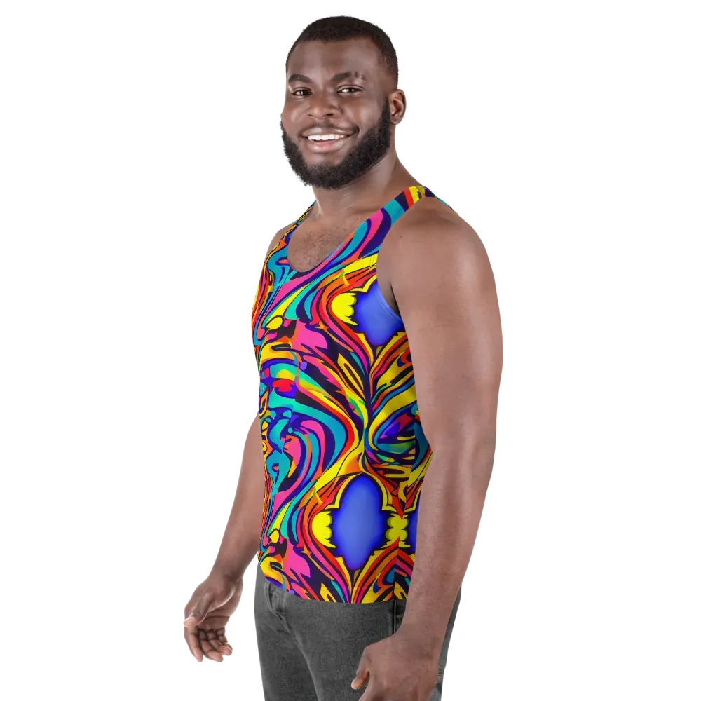 Electric Ecstasy on Men's Tank Top — Left Front