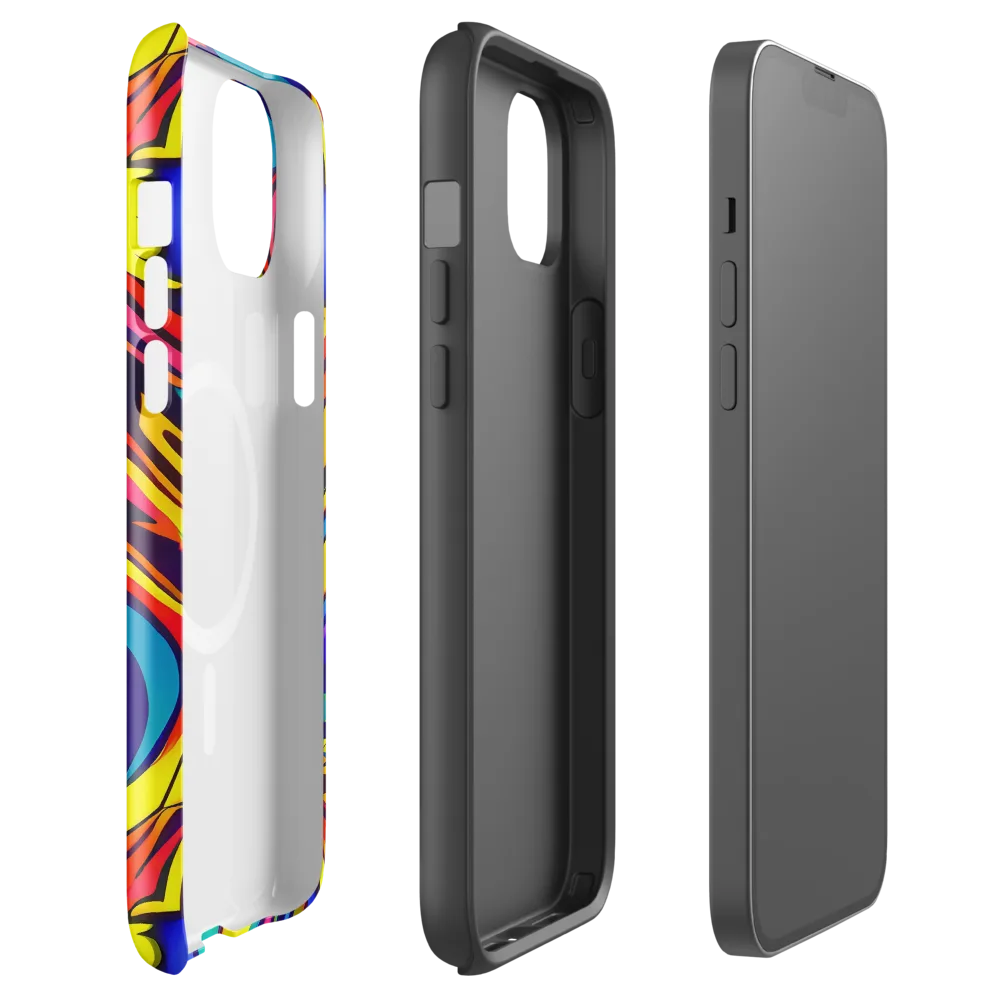 Electric Ecstasy on MagSafe Tough Case for iPhone® — Front