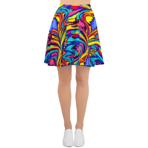 Electric Ecstasy on a Skater Skirt