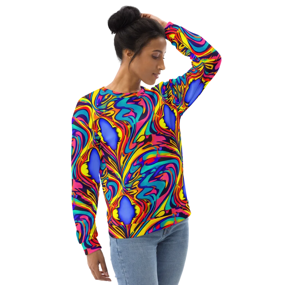 Electric Ecstasy on Sweatshirt — Right Front