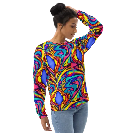Electric Ecstasy on a Sweatshirt