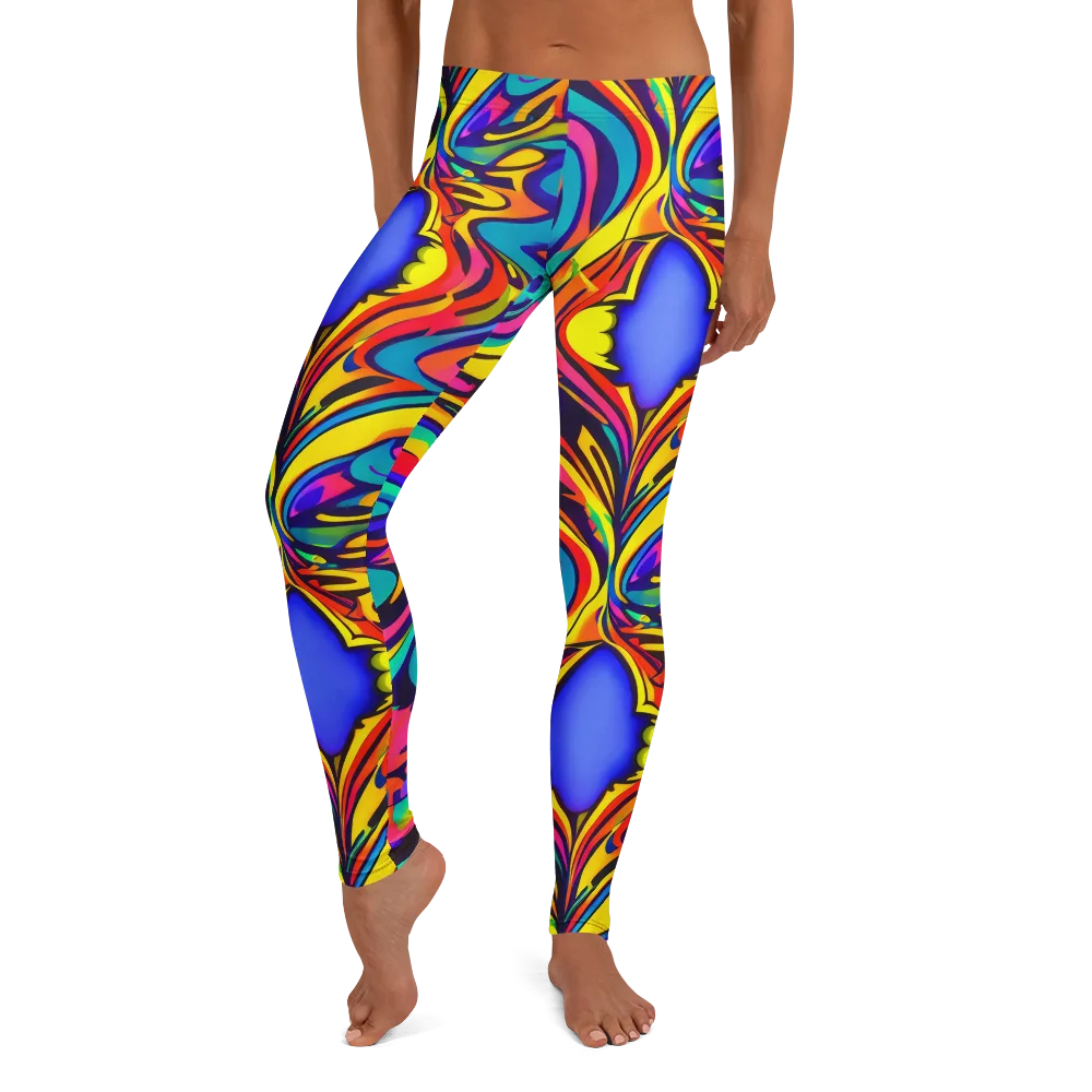 Electric Ecstasy on Leggings — Front