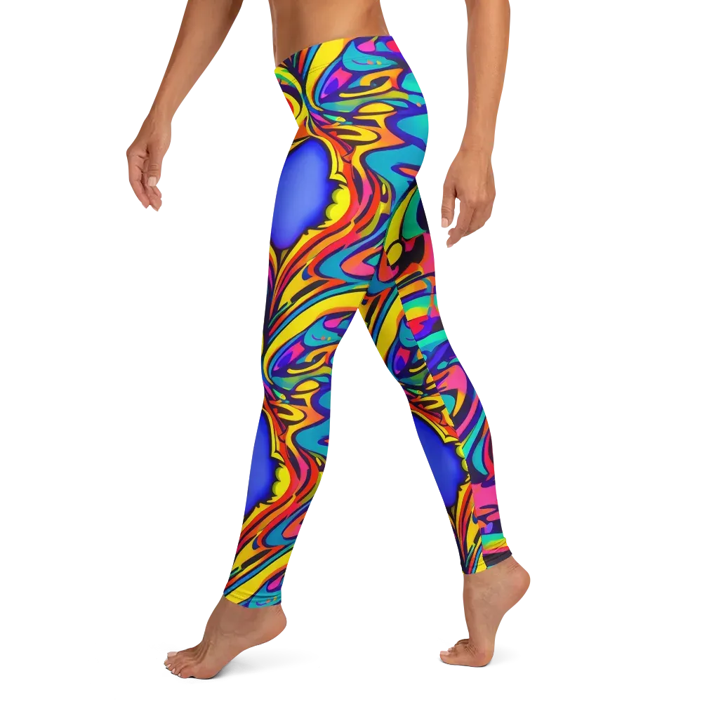 Electric Ecstasy on Leggings — Left