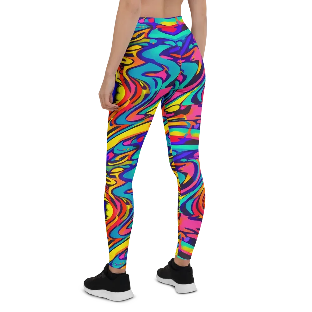 Electric Ecstasy on Leggings — Back