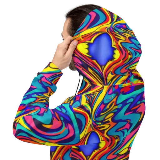 Electric Ecstasy on a Hoodie