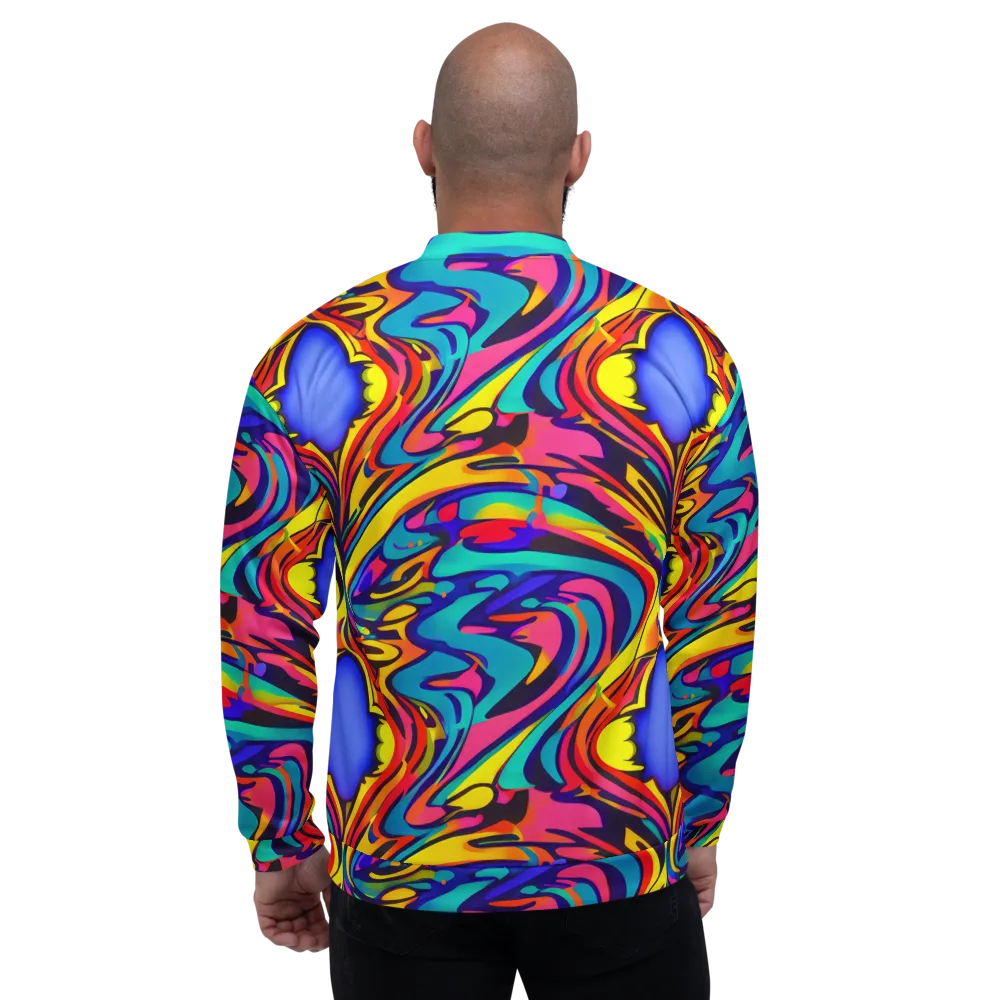Electric Ecstasy on Bomber Jacket — Back