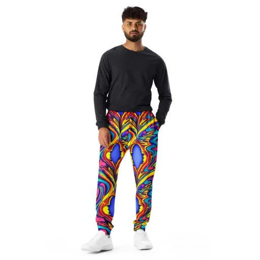 Electric Ecstasy on a Men's Joggers