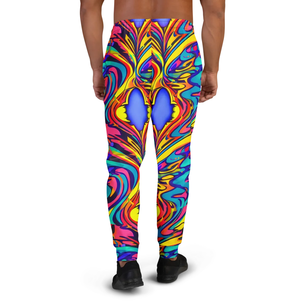 Electric Ecstasy on Men's Joggers — Back
