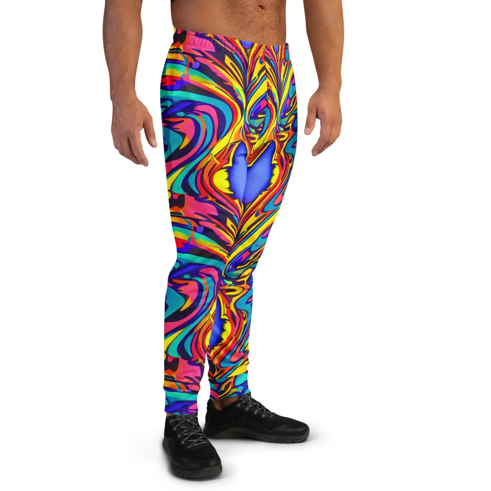 Electric Ecstasy on Men's Joggers — Right