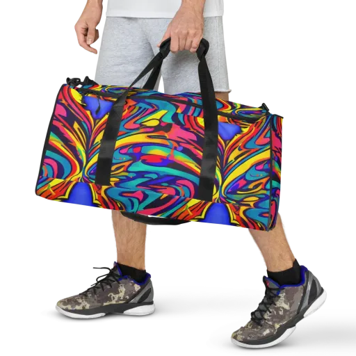 Electric Ecstasy on a Duffle Bag