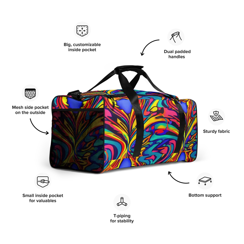 Electric Ecstasy on Duffle Bag — Right Front