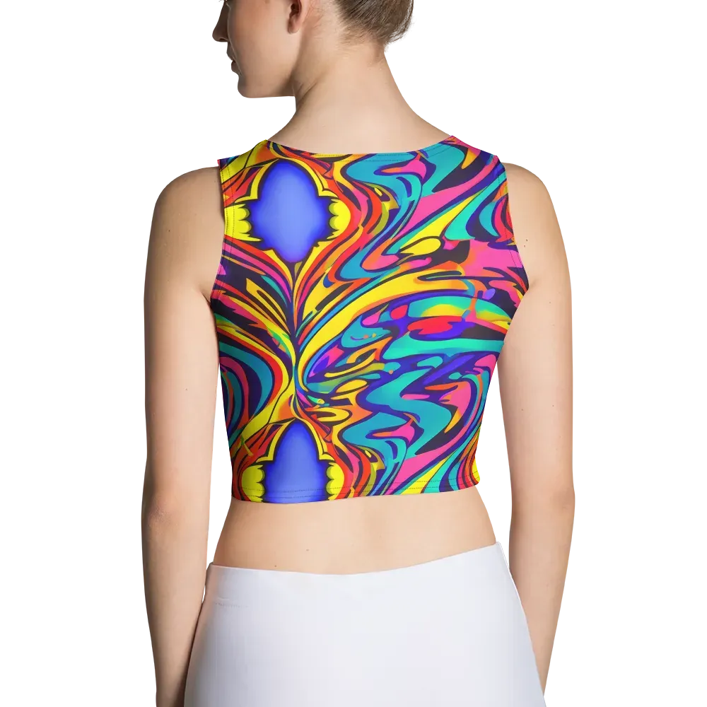 Electric Ecstasy on Crop Top — Back