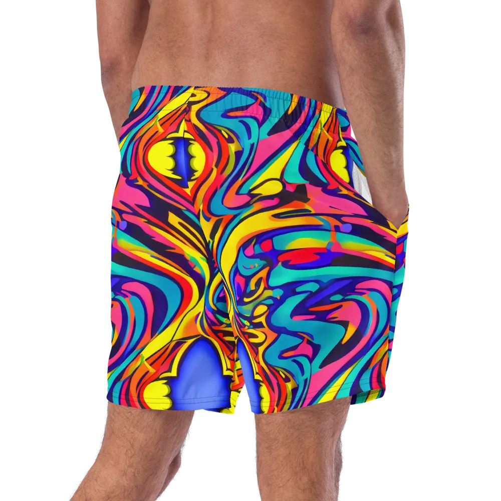 Electric Ecstasy on Swim Trunks — Right Back