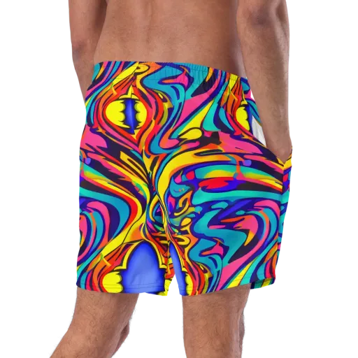 Electric Ecstasy on a Swim Trunks