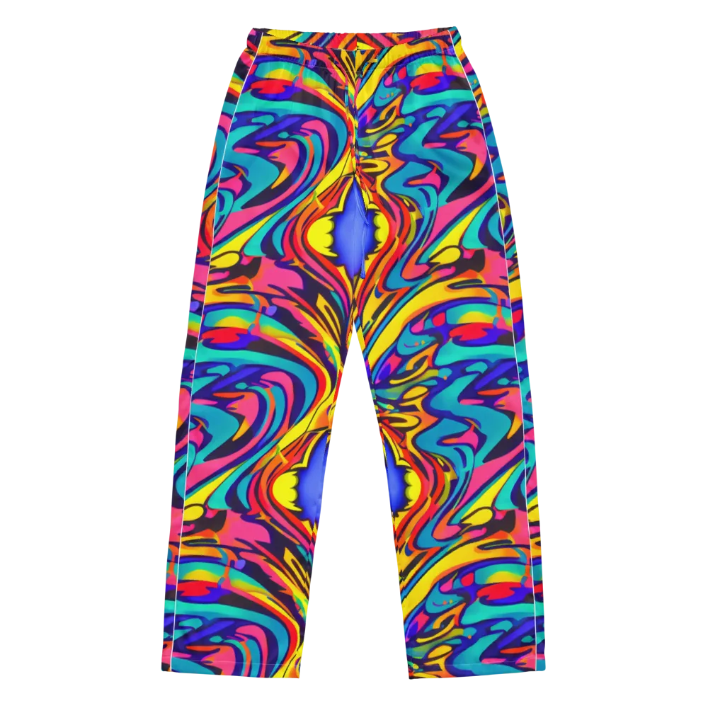 Electric Ecstasy on Women's Pajama Pants — Front