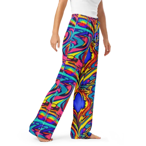 Electric Ecstasy on a Women's Pajama Pants