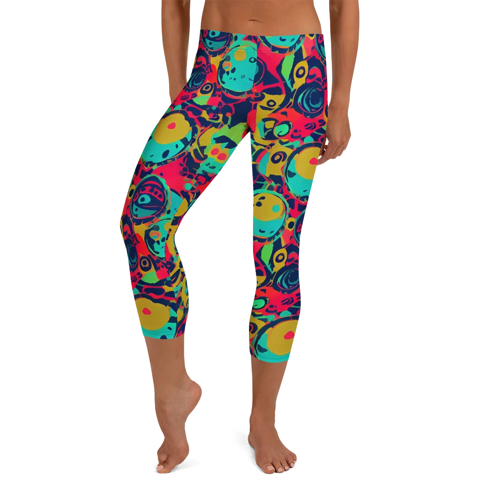 Gottlieb Galaxy on Capri Leggings — Front