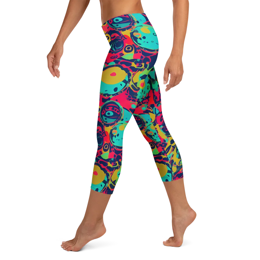 Gottlieb Galaxy on Capri Leggings — Left