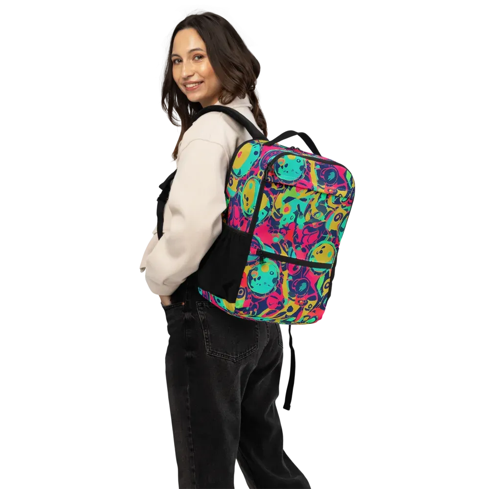 Gottlieb Galaxy on Utility Backpack — Back