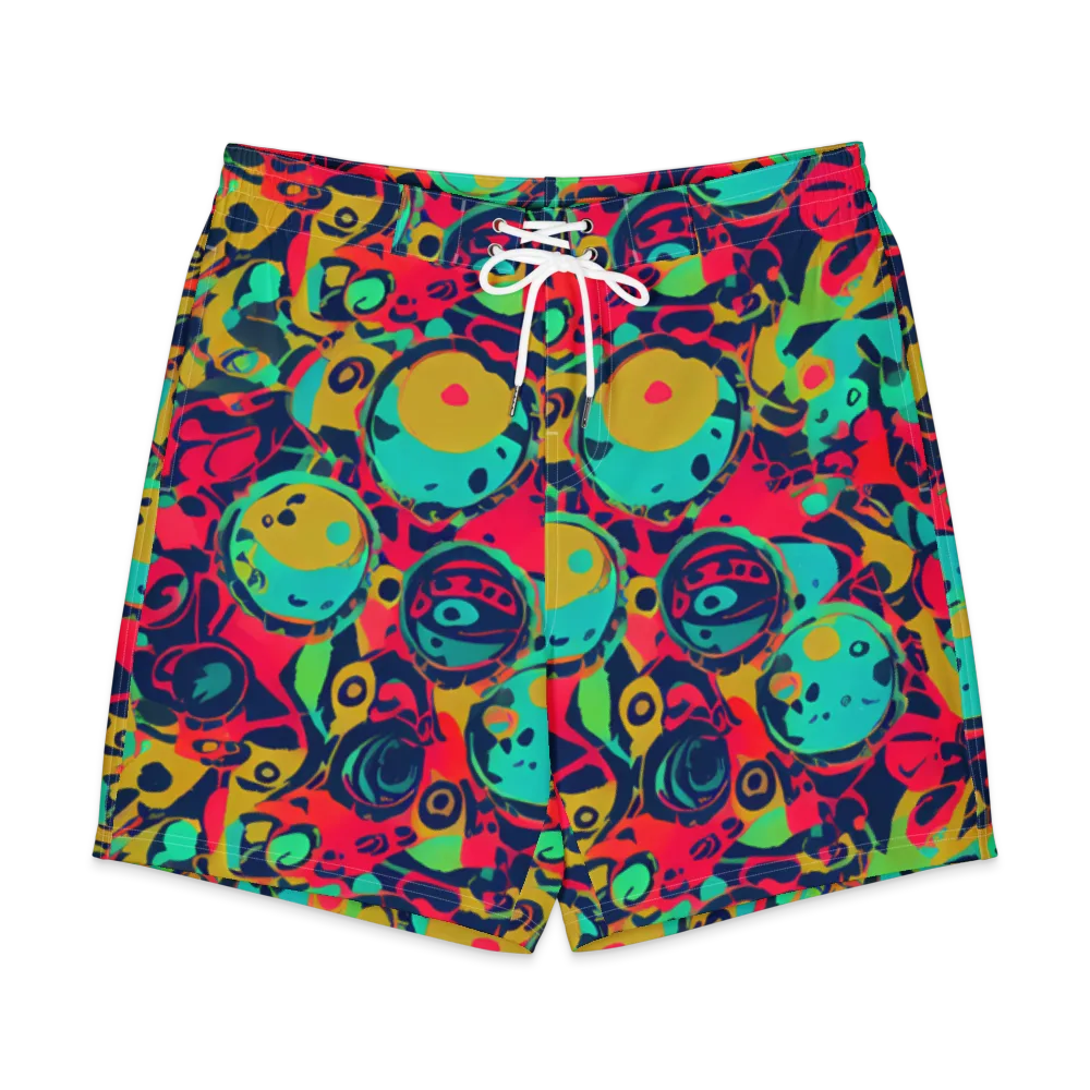 Gottlieb Galaxy on Men's Board Shorts — Front