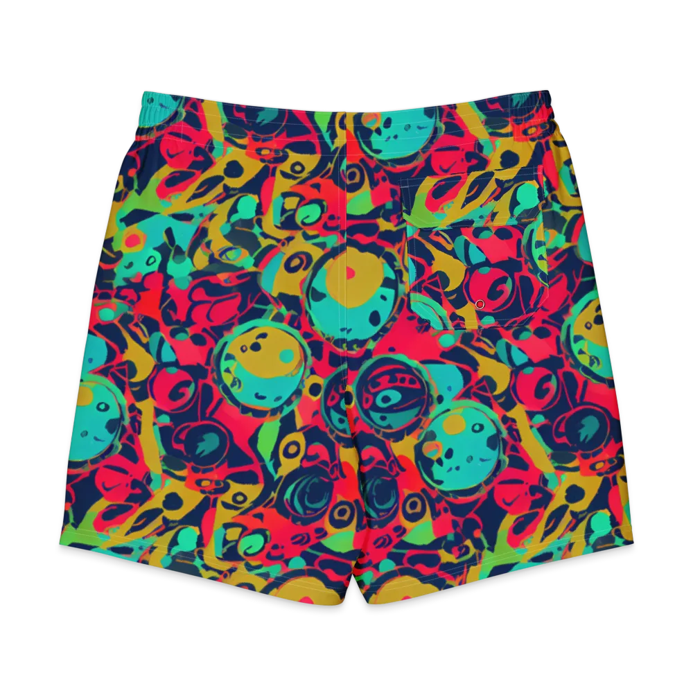 Gottlieb Galaxy on Men's Board Shorts — Back