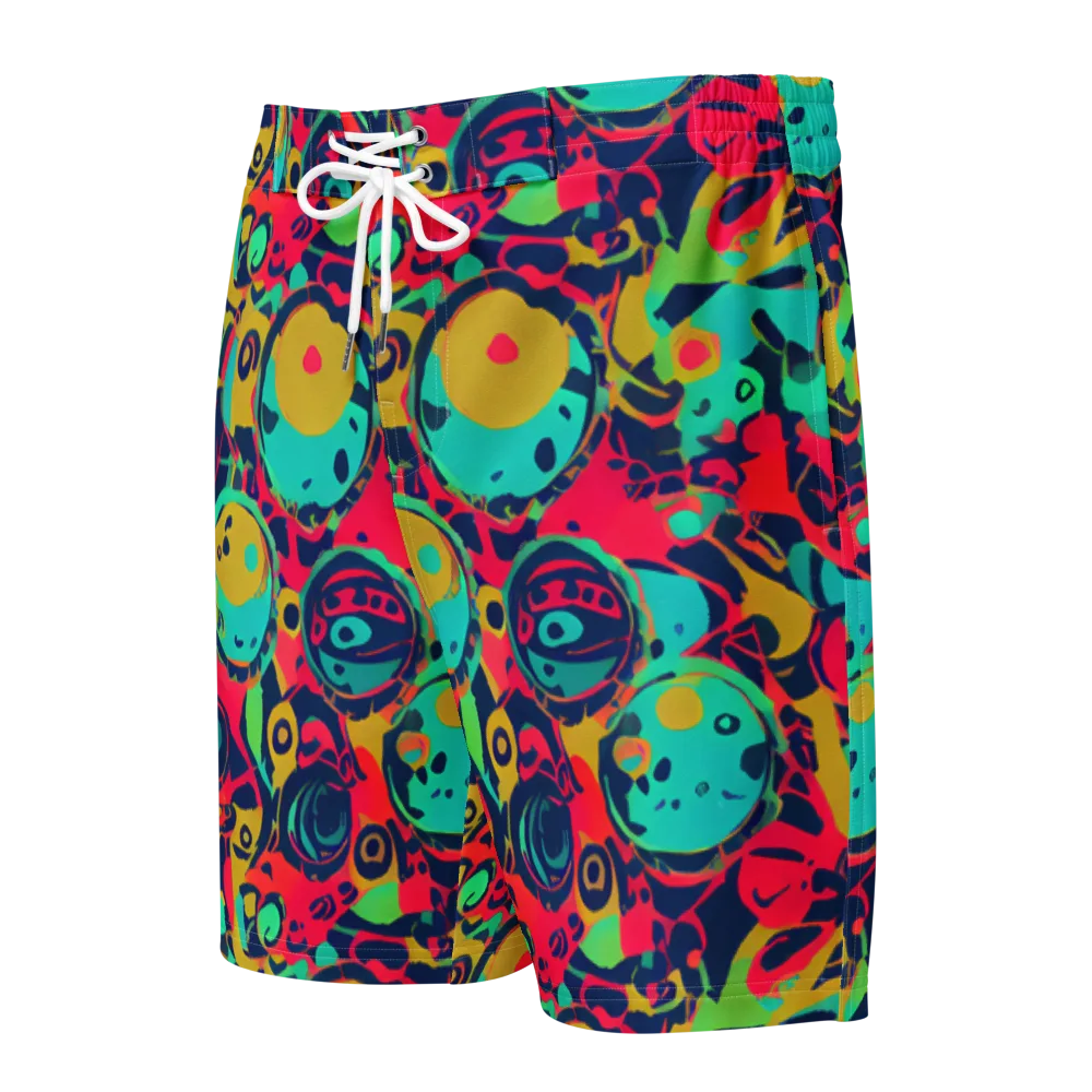 Gottlieb Galaxy on Men's Board Shorts — Front