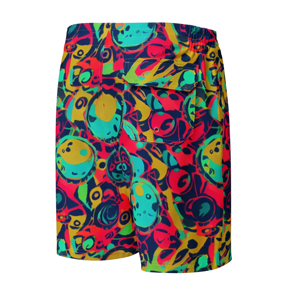 Gottlieb Galaxy on Men's Board Shorts — Back