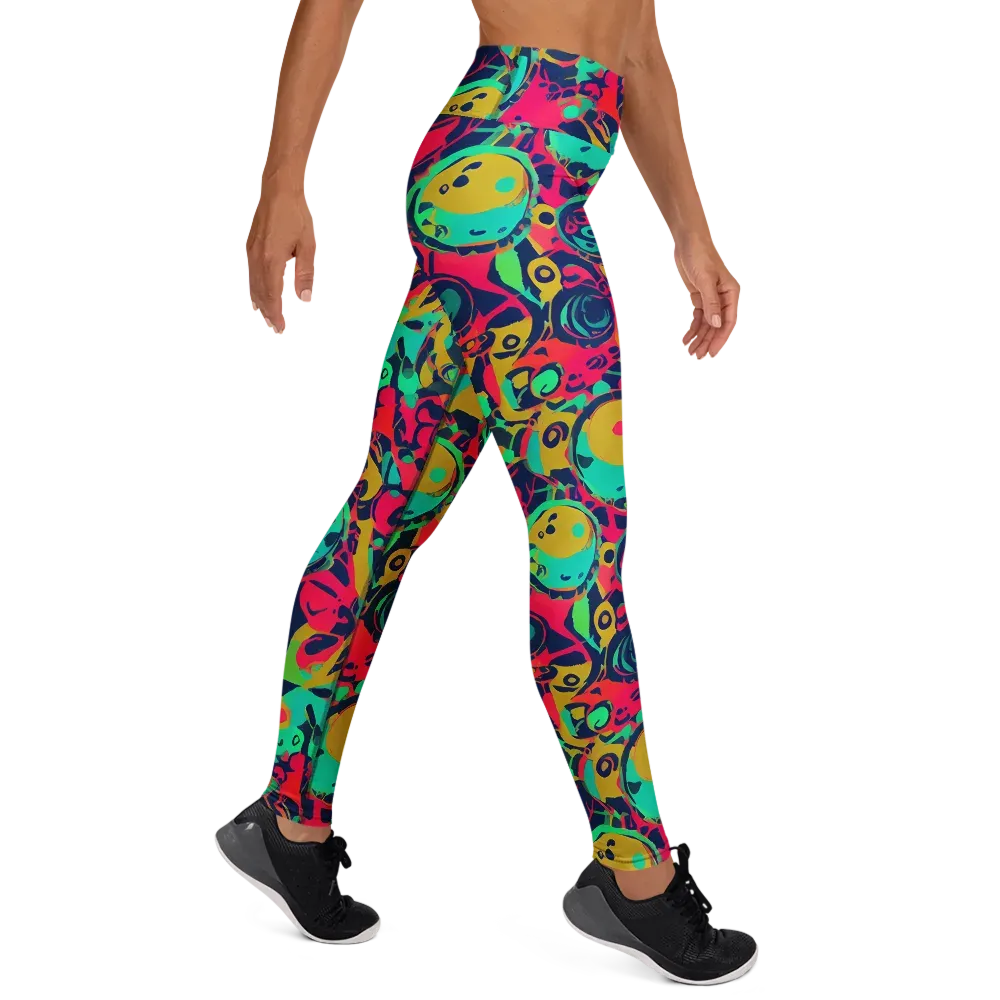Gottlieb Galaxy on Yoga Leggings — Right