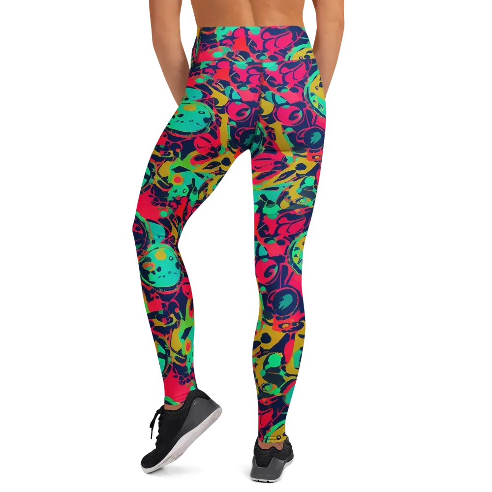 Gottlieb Galaxy on Yoga Leggings — Back