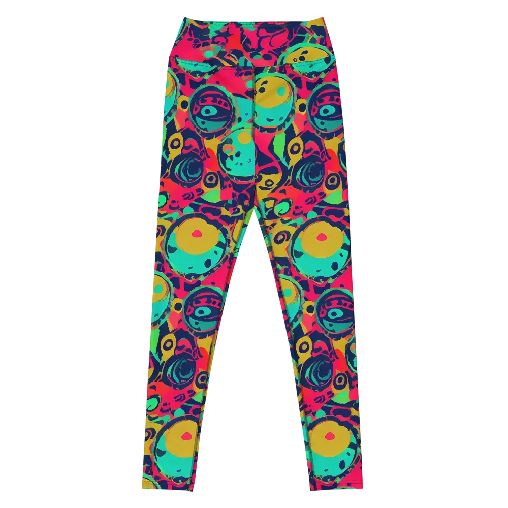 Gottlieb Galaxy on Yoga Leggings — Front