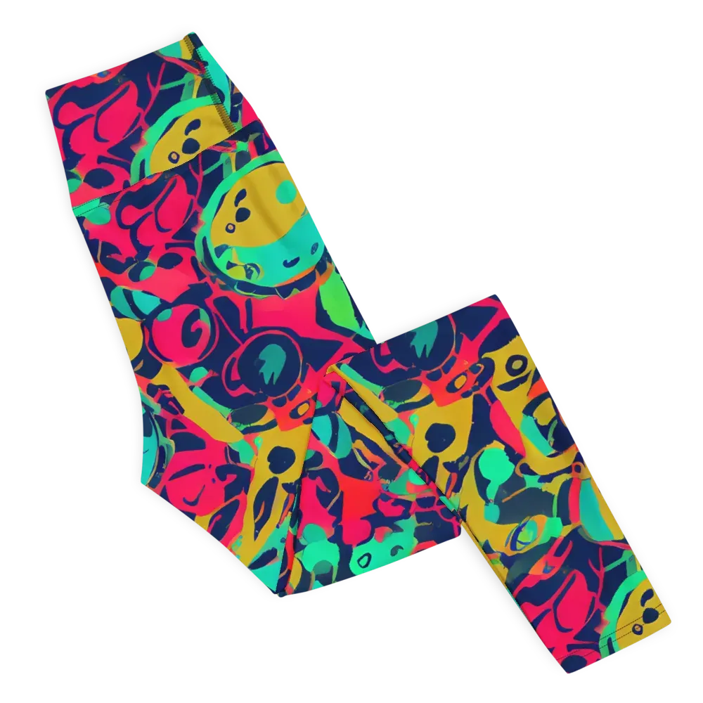 Gottlieb Galaxy on Yoga Leggings — Right