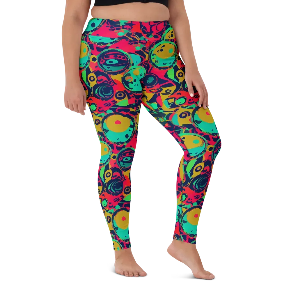 Gottlieb Galaxy on Yoga Leggings — Front