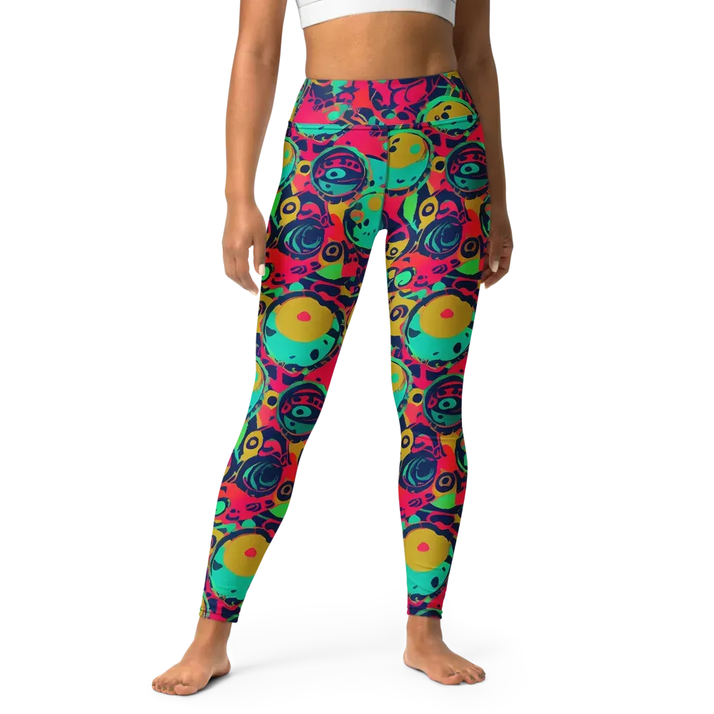 Gottlieb Galaxy on Yoga Leggings — Front