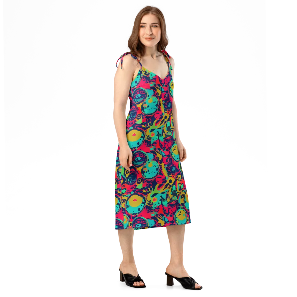 Gottlieb Galaxy on Slip Dress — Right Front