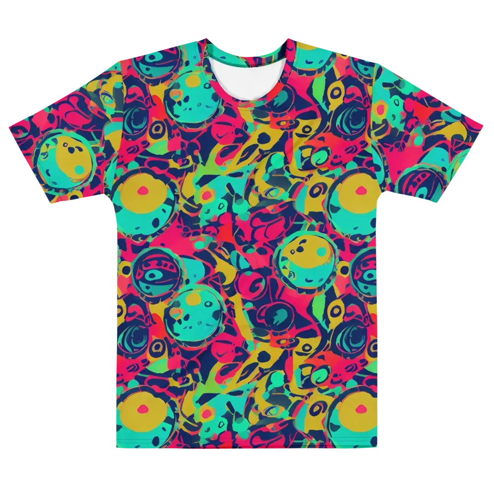 Gottlieb Galaxy on Men's Cotton Crew Neck T-Shirt — Front