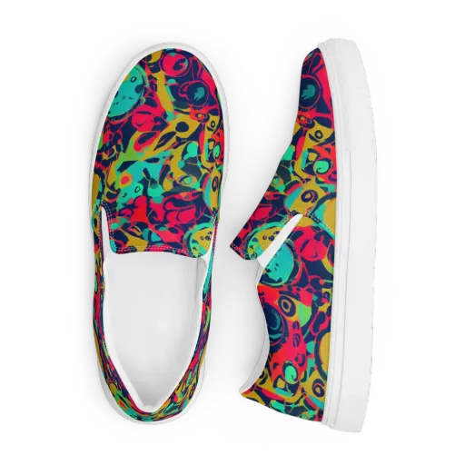 Gottlieb Galaxy on a Men's Slip-On Canvas Shoes