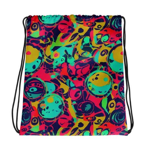 Gottlieb Galaxy on a Drawstring Bag
