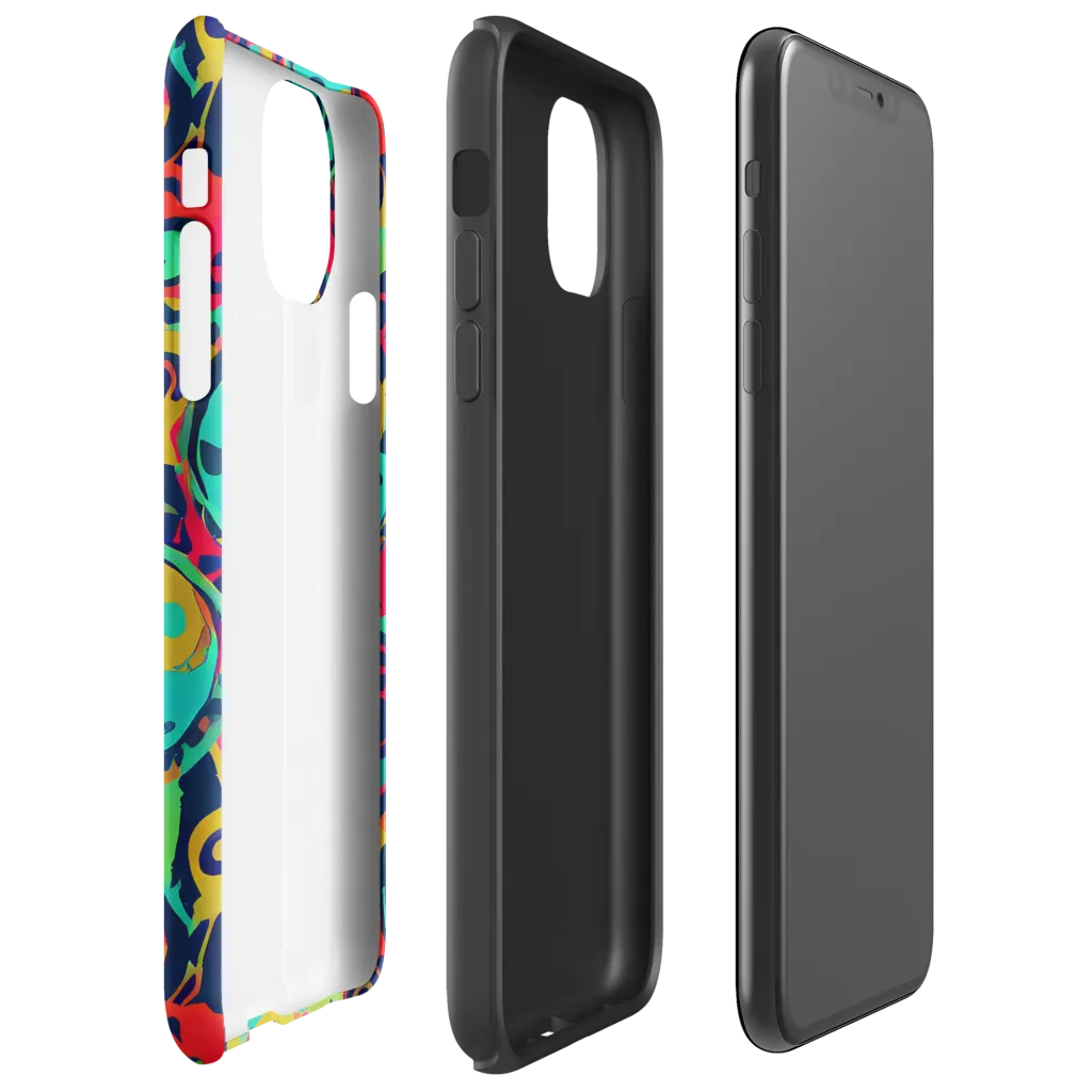 Gottlieb Galaxy on Tough Case for iPhone® — Right